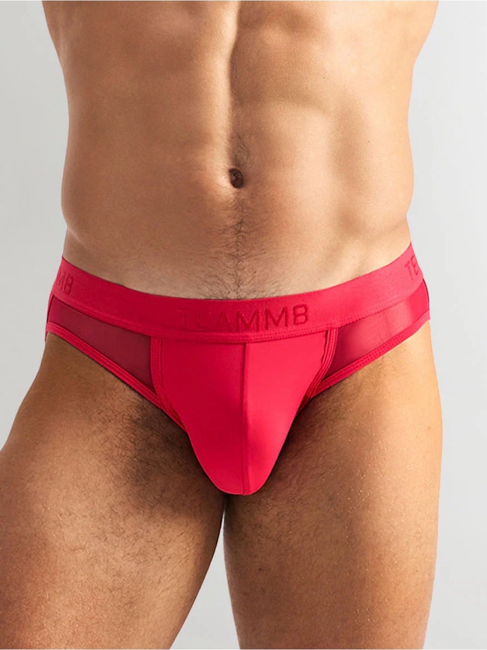 Men's TEAMM8 SCORE SHEER SLIM JOCKSTRAP sz large magenta